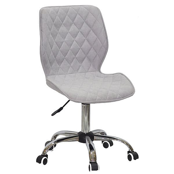 Стілець Onder Mebli Toni CH-Office Світло-сірий SH-3 Шеніл-0