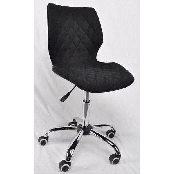 Стілець Onder Mebli Toni CH-Office Темно-сірий SH-2 Шеніл-0