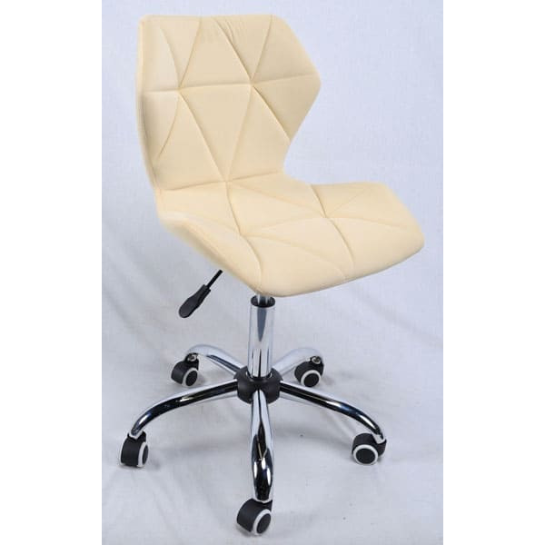 Стілець Onder Mebli Torino CH-Office Молочний B-1020 Оксамит-0