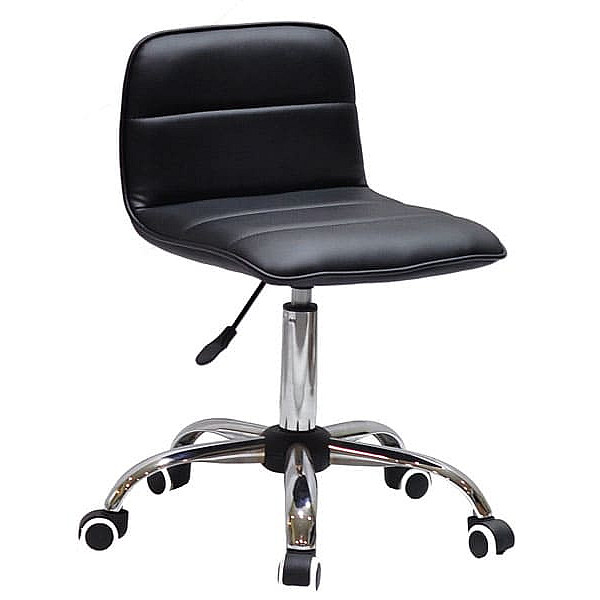 Стул Onder Mebli Real CH-Office Черный Экокожа-0