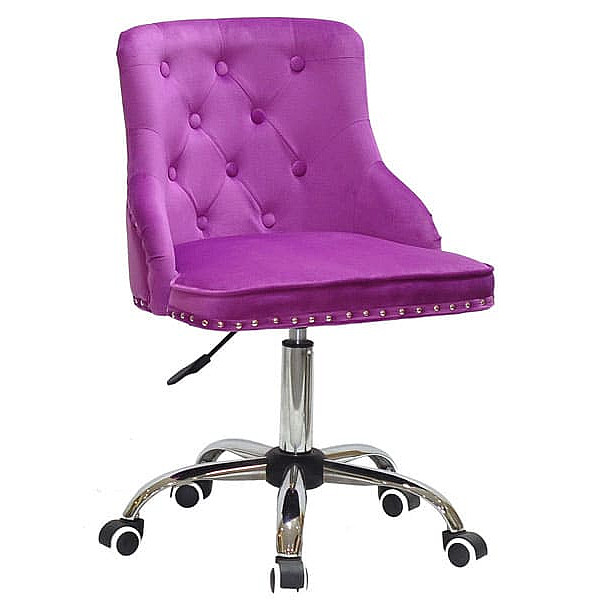 Стілець Onder Mebli OLIMP CH-OFFICE Бузок B-1022 Оксамит-0