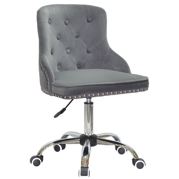 Стілець Onder Mebli OLIMP CH-OFFICE Сірий B-1004 Оксамит-0