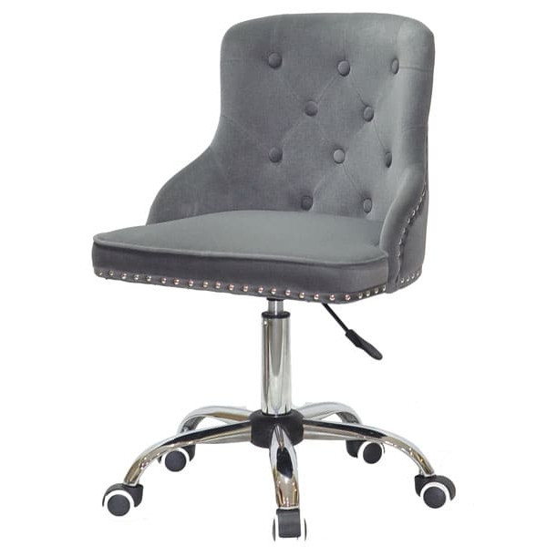 Стілець Onder Mebli OLIMP CH-OFFICE Сірий B-1004 Оксамит-1