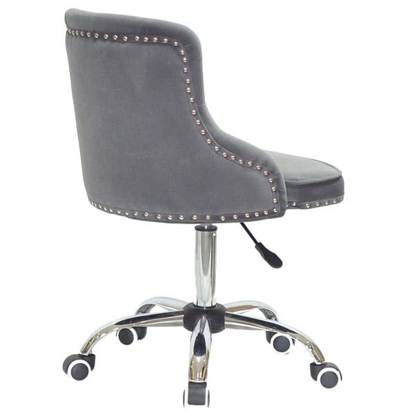 Стілець Onder Mebli OLIMP CH-OFFICE Сірий B-1004 Оксамит-2