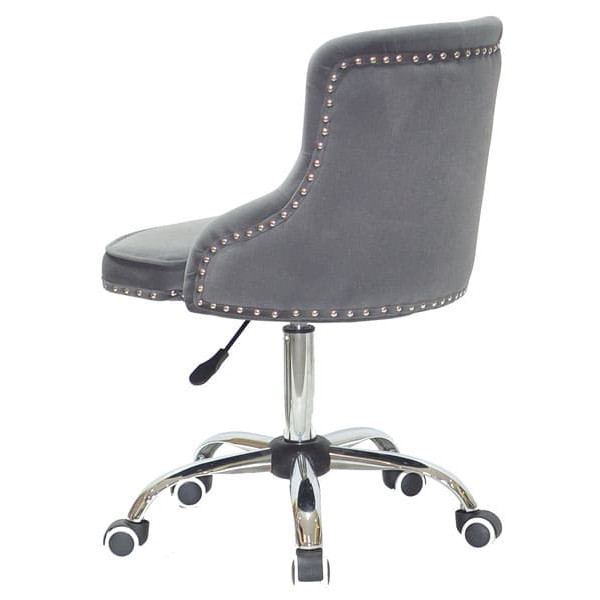 Стілець Onder Mebli OLIMP CH-OFFICE Сірий B-1004 Оксамит-3