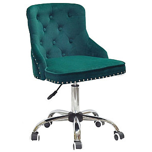 Стілець Onder Mebli OLIMP CH-OFFICE Зелений B-1003 Оксамит