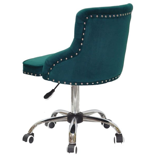 Стілець Onder Mebli OLIMP CH-OFFICE Зелений B-1003 Оксамит-3