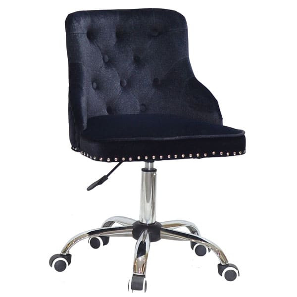 Стул Onder Mebli OLIMP CH-OFFICE Черный B-1011 Бархат-0