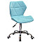 Стілець Onder Mebli Torino CH-Office Блакитний B-1019 Оксамит-0-thumb