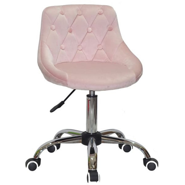 Стул Onder Mebli FORO+BUTTON CH-OFFICE Розовый B-1021 Бархат-0