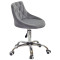Стілець Onder Mebli FORO+BUTTON CH-OFFICE Сірий B-1004 Оксамит-3-thumb