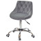 Стілець Onder Mebli FORO+BUTTON CH-OFFICE Сірий B-1004 Оксамит-1-thumb