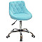 Стул Onder Mebli FORO+BUTTON CH-OFFICE Голубой B-1019 Бархат-0-thumb