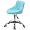 Стул Onder Mebli FORO+BUTTON CH-OFFICE Голубой B-1019 Бархат-2-thumb