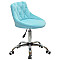 Стул Onder Mebli FORO+BUTTON CH-OFFICE Голубой B-1019 Бархат-3-thumb