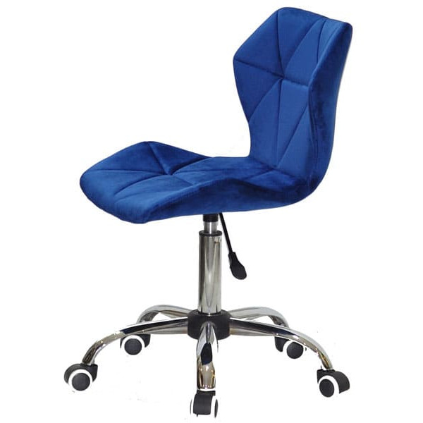 Стілець Onder Mebli Torino CH-Office Синій B-1026 Оксамит-3