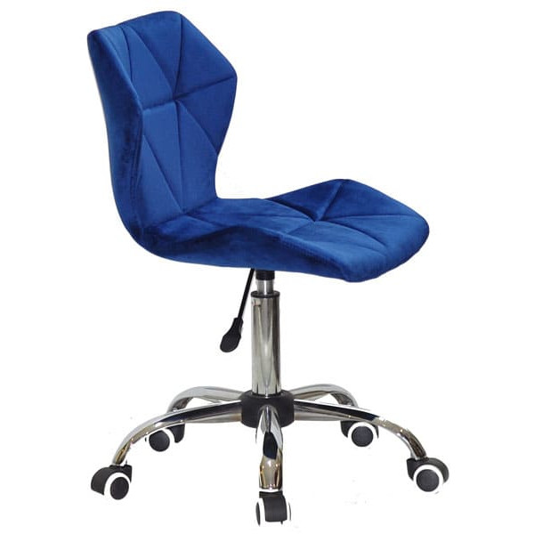 Стілець Onder Mebli Torino CH-Office Синій B-1026 Оксамит-2