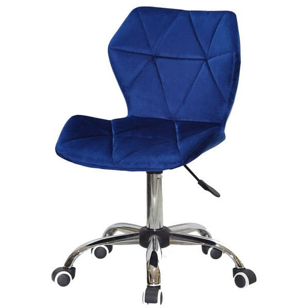 Стілець Onder Mebli Torino CH-Office Синій B-1026 Оксамит-1