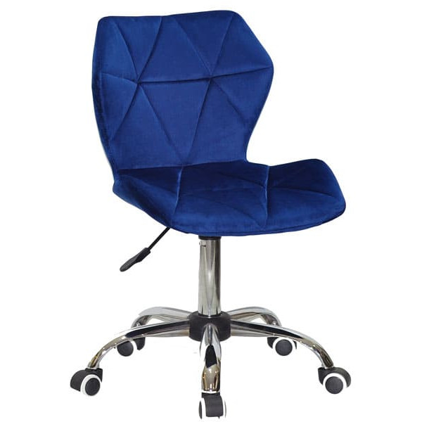 Стілець Onder Mebli Torino CH-Office Синій B-1026 Оксамит-0