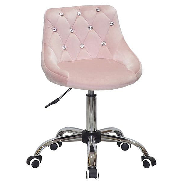 Стул Onder Mebli FORO+SV CH-OFFICE Розовый B-1021 Бархат-0