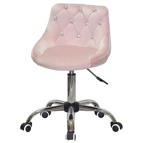 Стул Onder Mebli FORO+SV CH-OFFICE Розовый B-1021 Бархат-1