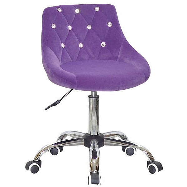 Стілець Onder Mebli FORO+SV CH-OFFICE Пурпур B-1013 Оксамит-0