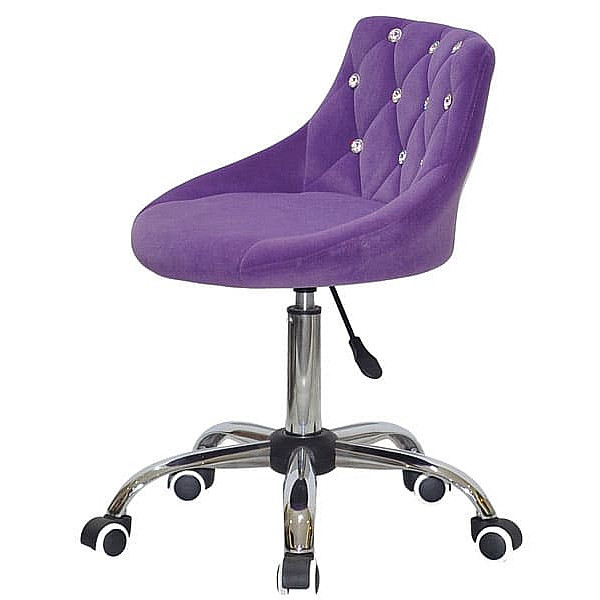 Стілець Onder Mebli FORO+SV CH-OFFICE Пурпур B-1013 Оксамит-3