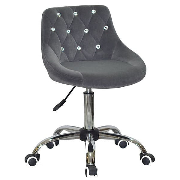 Стілець Onder Mebli FORO+SV CH-OFFICE Сірий B-1004 Оксамит-0