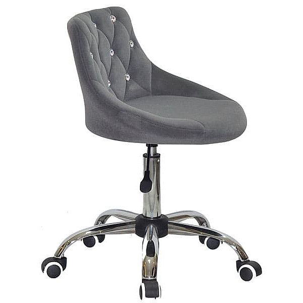 Стілець Onder Mebli FORO+SV CH-OFFICE Сірий B-1004 Оксамит-2