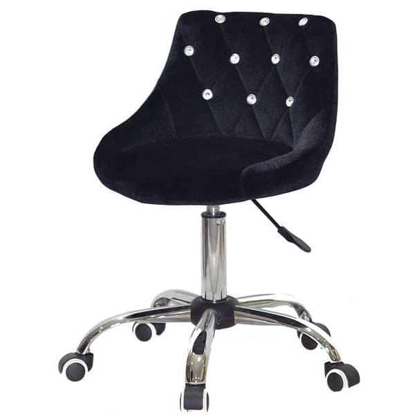 Стул Onder Mebli FORO+SV CH-OFFICE Черный B-1011 Бархат-1