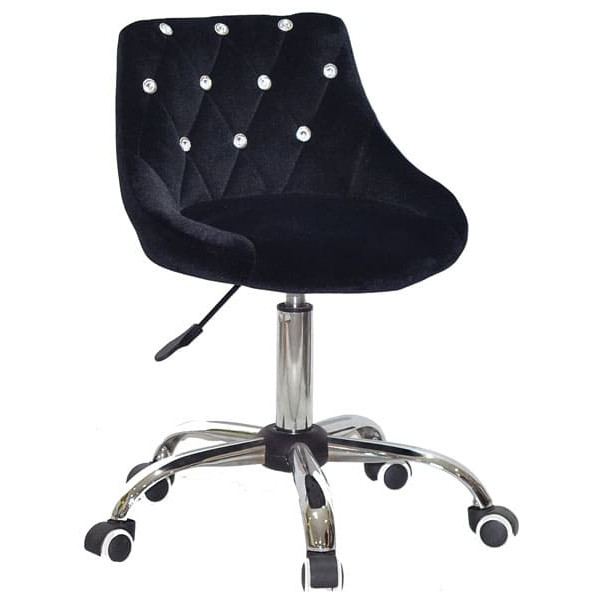 Стул Onder Mebli FORO+SV CH-OFFICE Черный B-1011 Бархат-0