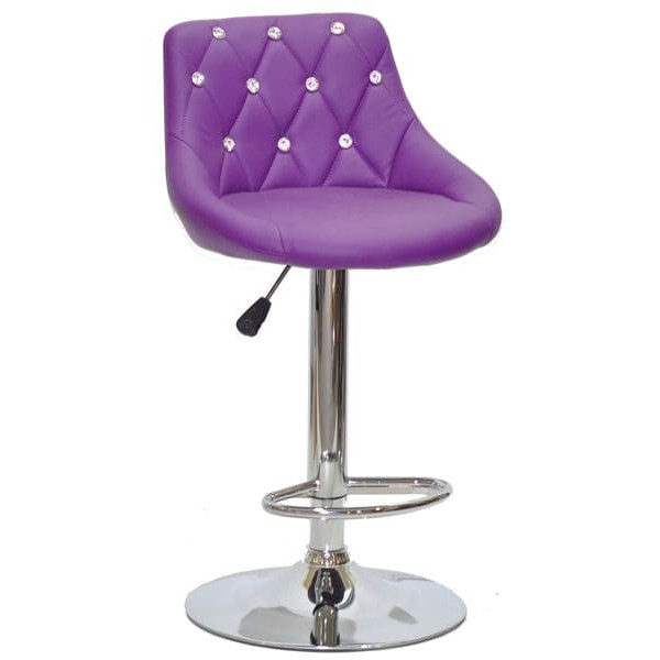 Барний стілець Onder Mebli FORO+SV BAR CH-BASE Пурпур 1010 Екошкіра-0