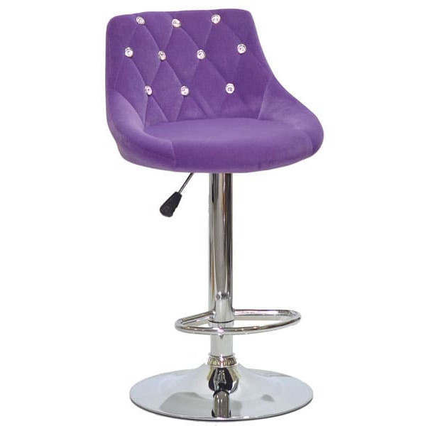 Барний стілець Onder Mebli FORO+SV BAR CH-BASE Пурпур B-1013 Оксамит-0