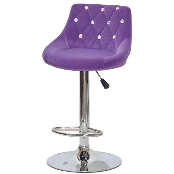 Барний стілець Onder Mebli FORO+SV BAR CH-BASE Пурпур B-1013 Оксамит-1