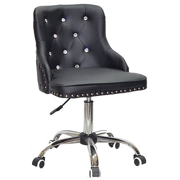 Стілець Onder Mebli OLIMP+SV CH-OFFICE Чорний Екошкіра-0