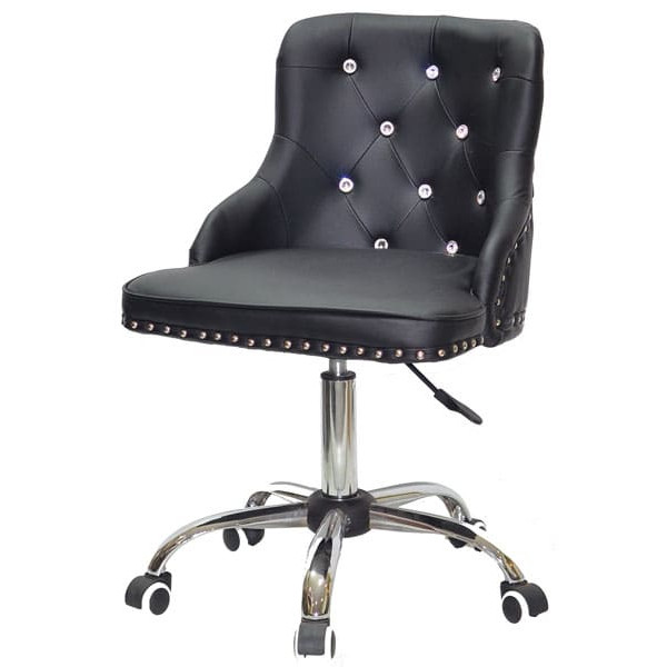 Стілець Onder Mebli OLIMP+SV CH-OFFICE Чорний Екошкіра-1