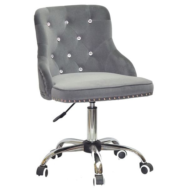 Стілець Onder Mebli OLIMP+SV CH-OFFICE Сірий B-1004 Оксамит-0