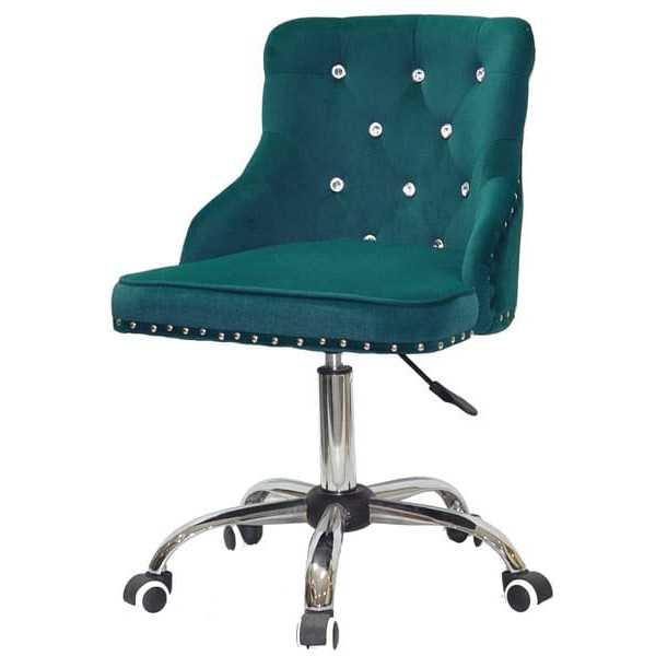 Стілець Onder Mebli OLIMP+SV CH-OFFICE Зелений B-1003 Оксамит-1