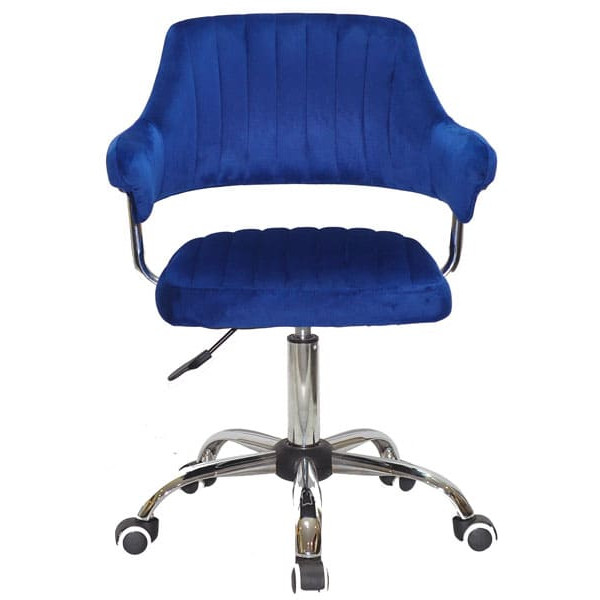 Стілець Onder Mebli Jeff CH-Office Синій B-1026 Оксамит-0