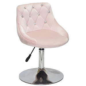 Стул Onder Mebli FORO+SV CH-BASE Розовый B-1021 Бархат