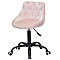 Стул Onder Mebli FORO+SV BK-OFFICE Розовый B-1021 Бархат-1-thumb