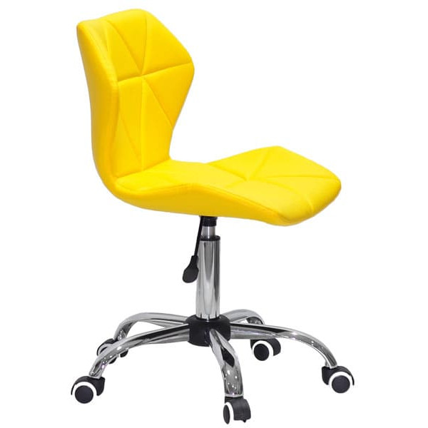 Стул Onder Mebli Greg Office Желтый 1006 Экокожа-2