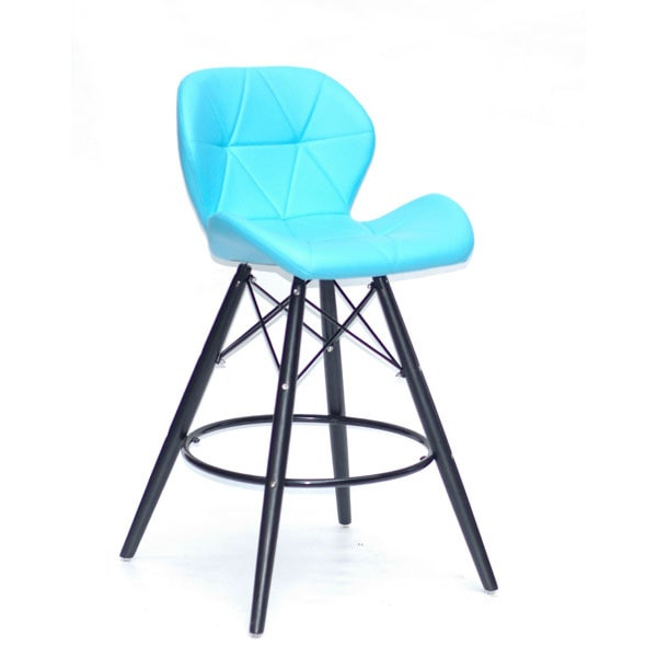 Полубарный стул Onder Mebli Invar BAR 65-BK Голубой 52-0