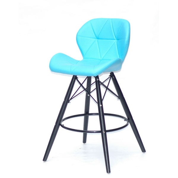 Полубарный стул Onder Mebli Invar BAR 65-BK Голубой 52-1