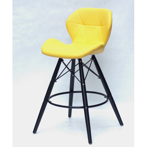Напівбарний стілець Onder Mebli Invar BAR 65-BK Жовтий 12-1