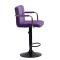 Барный стул Onder Mebli Arno-Arm BAR BK-BASE Пурпурный B-1013 Бархат-3-thumb