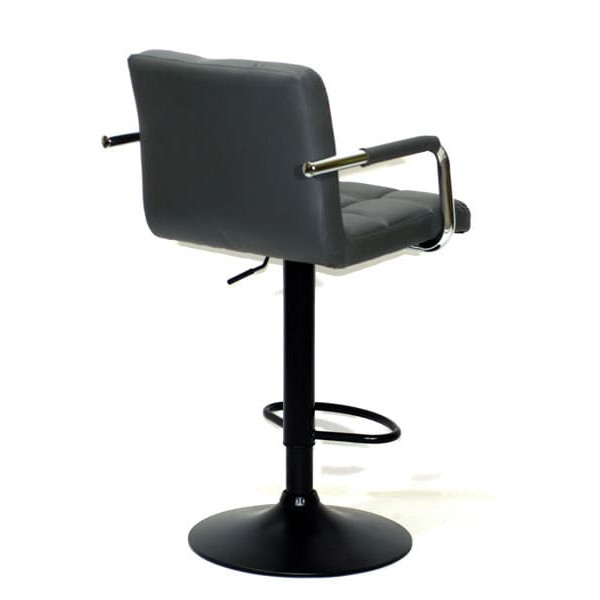 Барний стілець Onder Mebli Arno-Arm BAR BK-BASE Сірий 1001-3