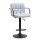 Барный стул Onder Mebli Arno-Arm BAR BK-BASE Серый 1008 Экокожа