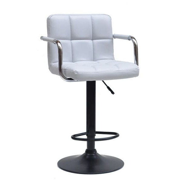 Барний стілець Onder Mebli Arno-Arm BAR BK-BASE Сірий 1008-0