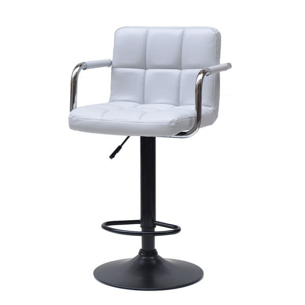 Барний стілець Onder Mebli Arno-Arm BAR BK-BASE Сірий 1008-1